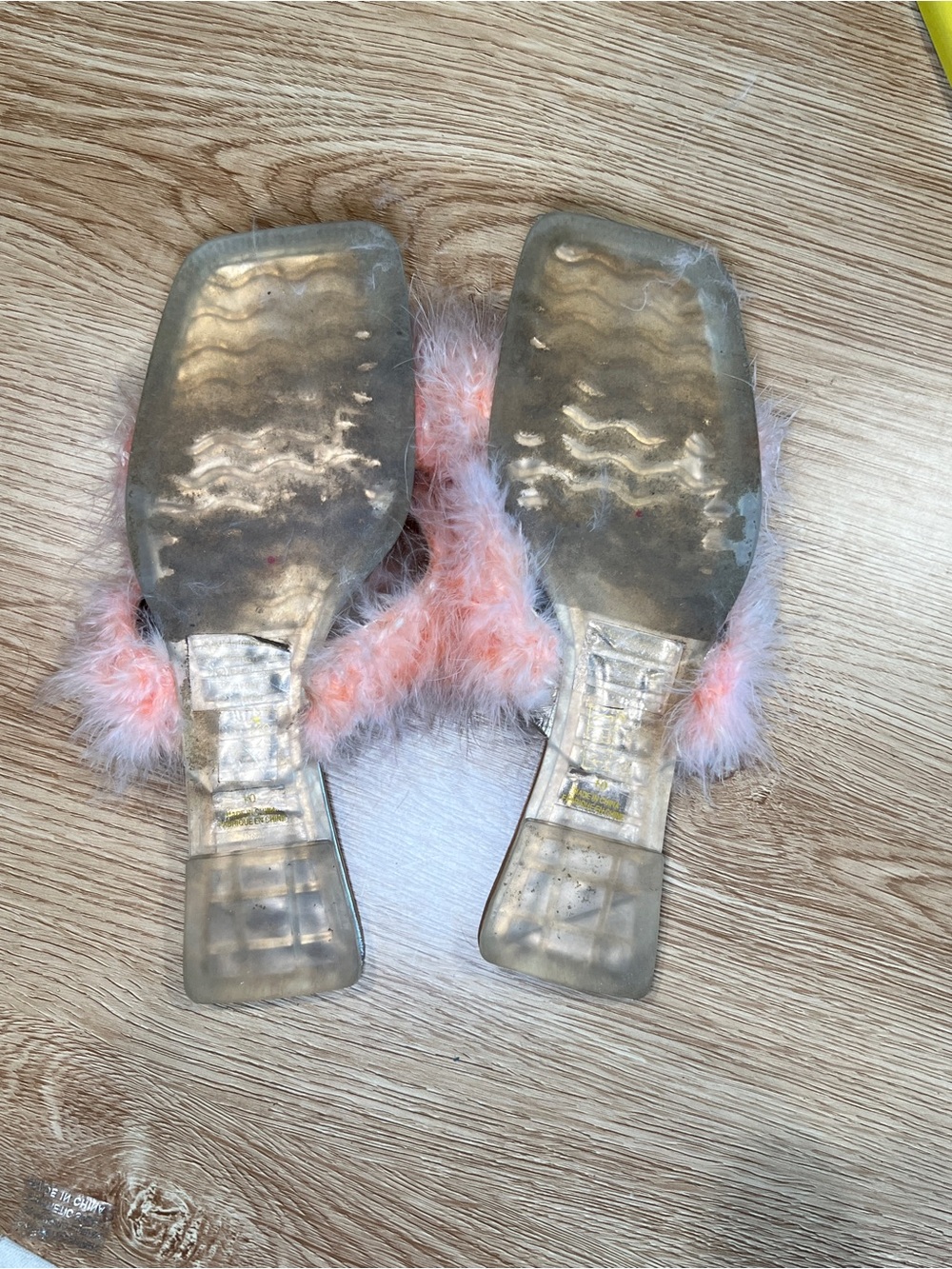 Jeffrey Campbell Crush On You Maribou Slippers size 10 - Picture 5 of 5